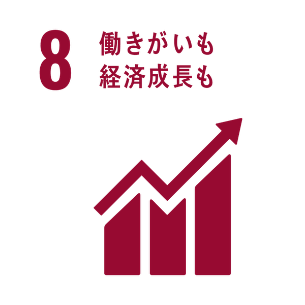 SDGsアイコン8.働きがいも経済成長も
