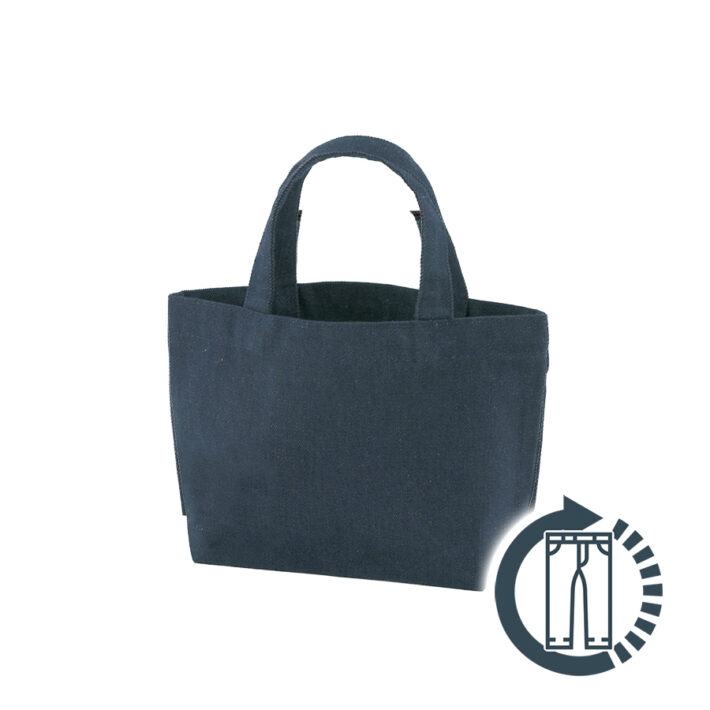 リサイクルデニムランチトート（マチ付）
