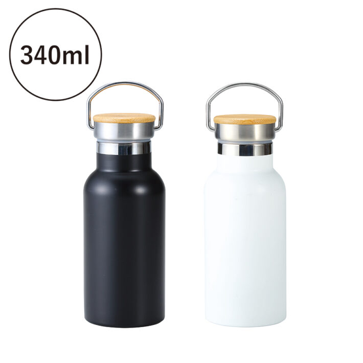 バンブーキャップ付き真空ステンレスボトル